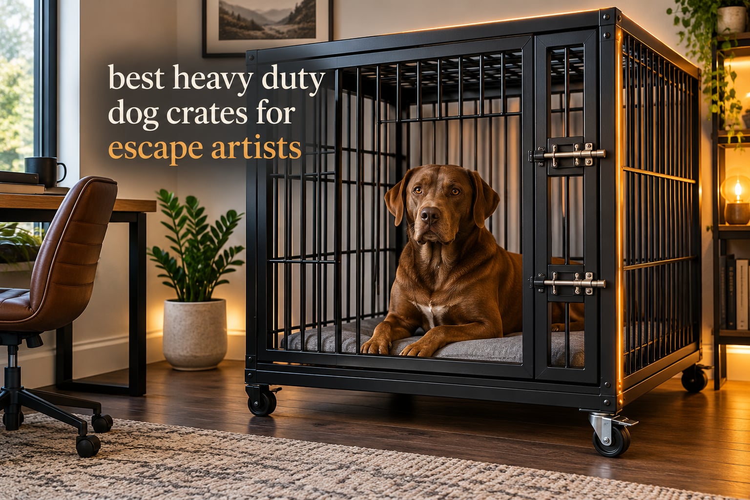 best heavy duty dog crates for escape artists
