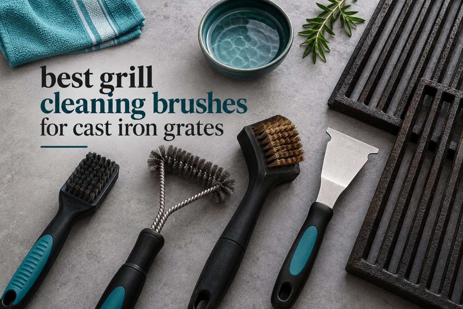 best grill cleaning brushes for cast iron grates