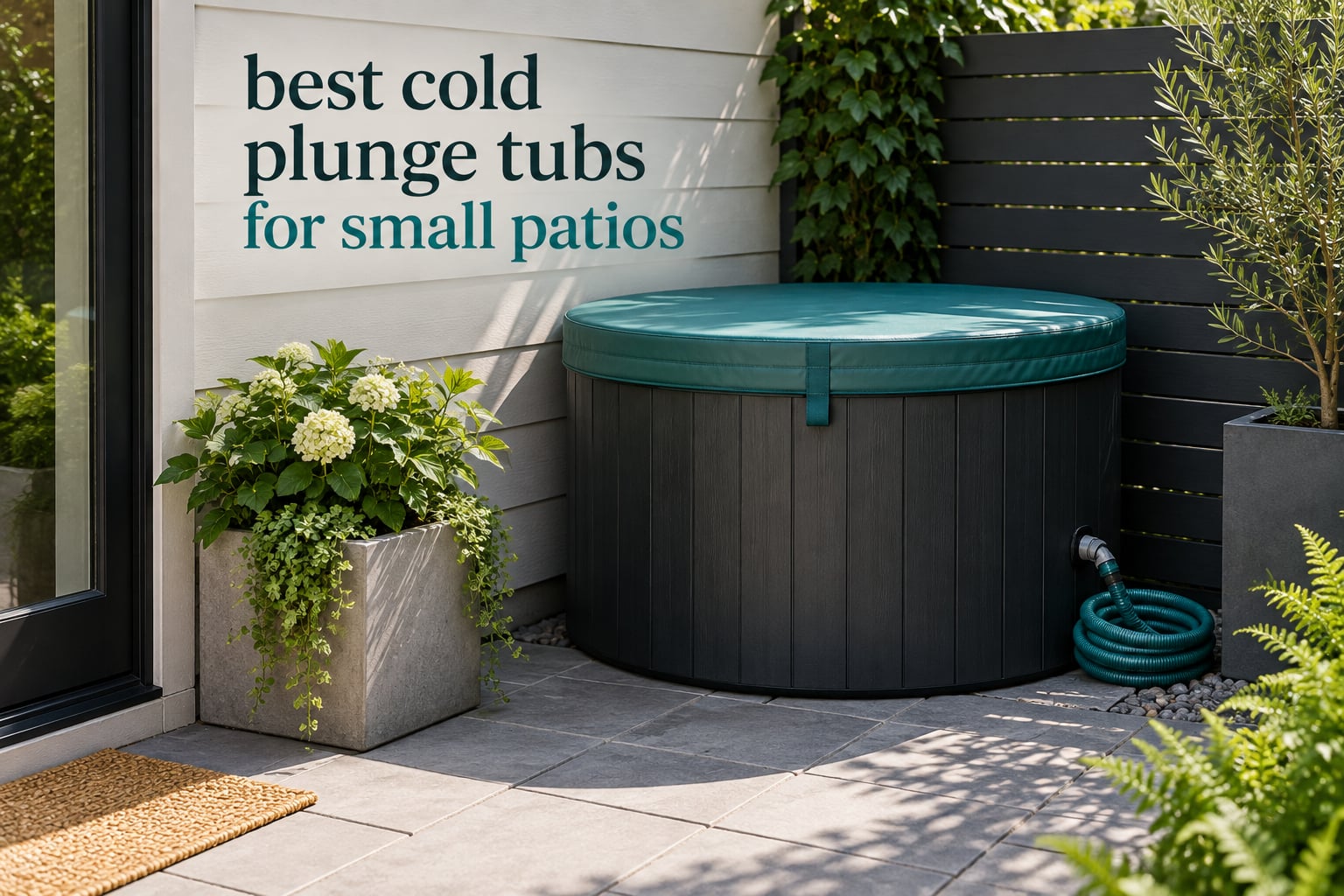 best cold plunge tubs for small patios