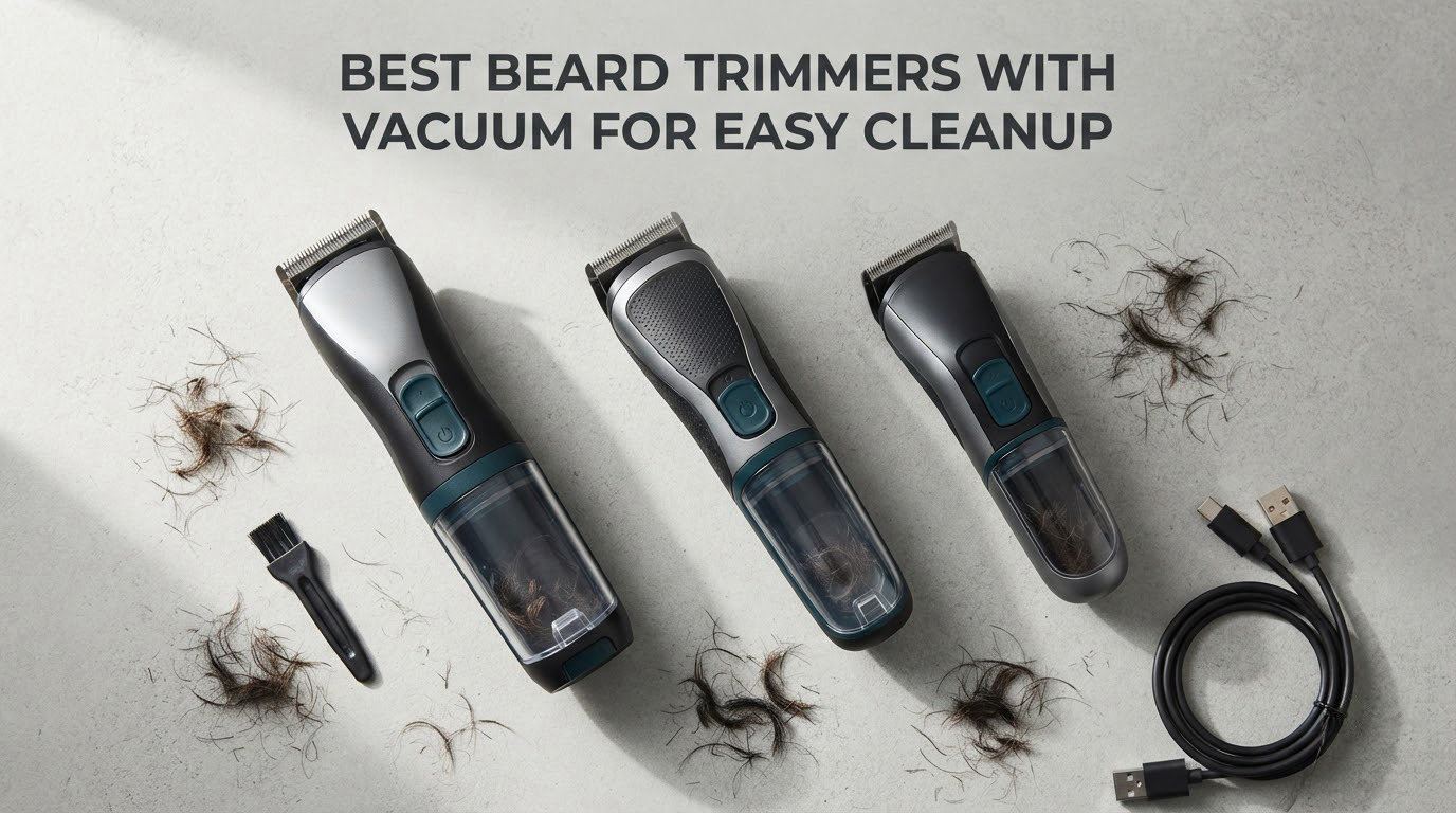 best beard trimmers with vacuum for easy cleanup