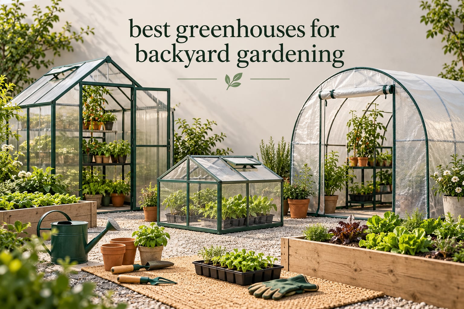 best greenhouses for backyard gardening