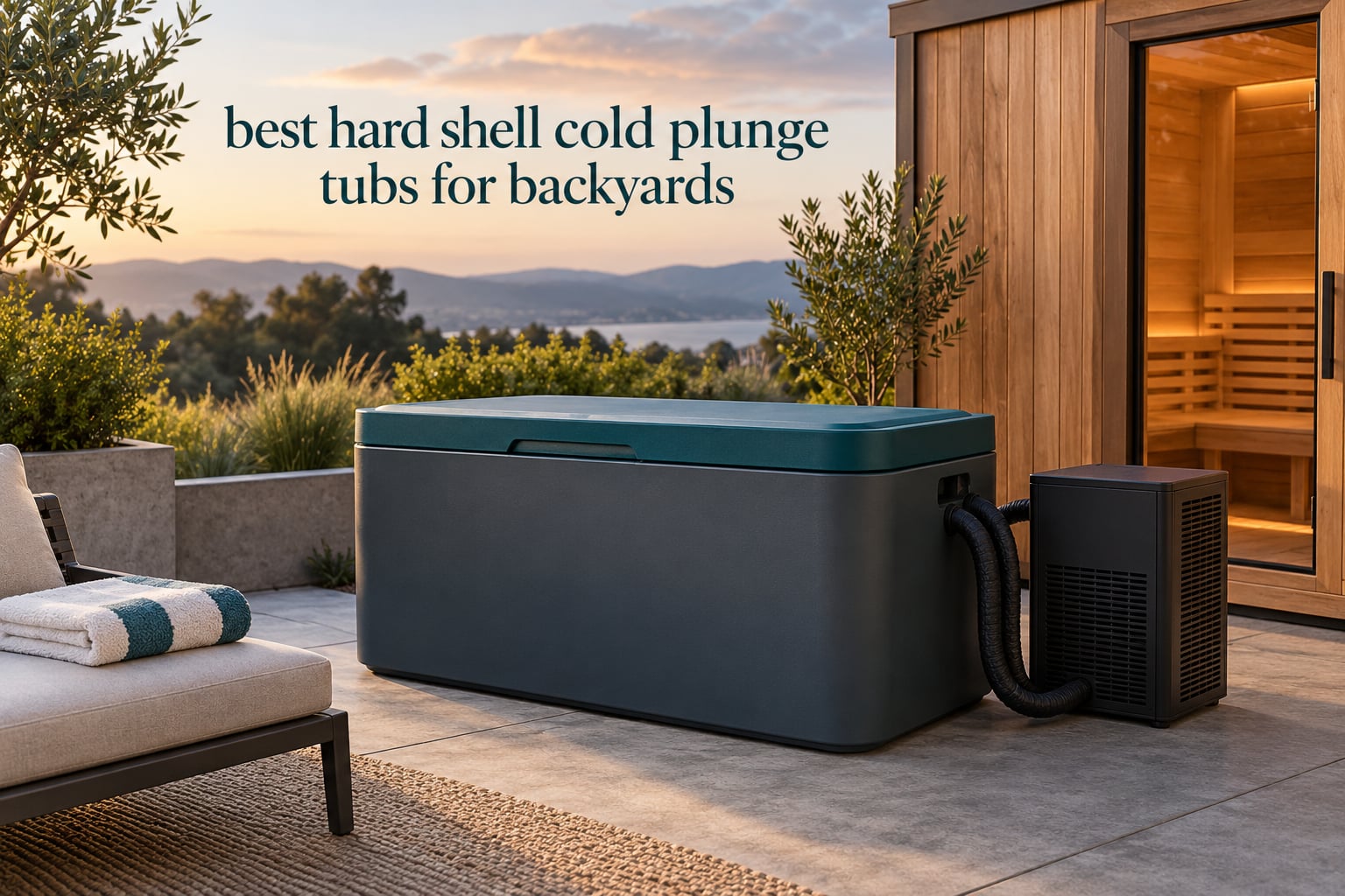 best hard shell cold plunge tubs for backyards