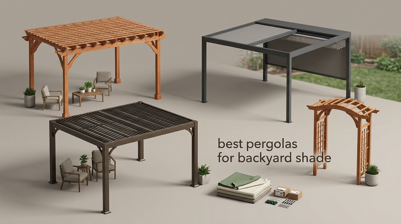best pergolas for backyard shade