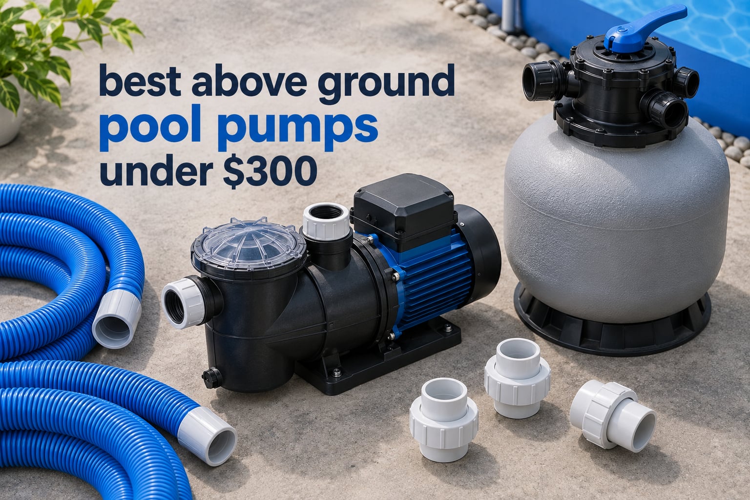 best above ground pool pumps under $300