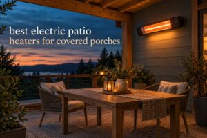 best electric patio heaters for covered porches