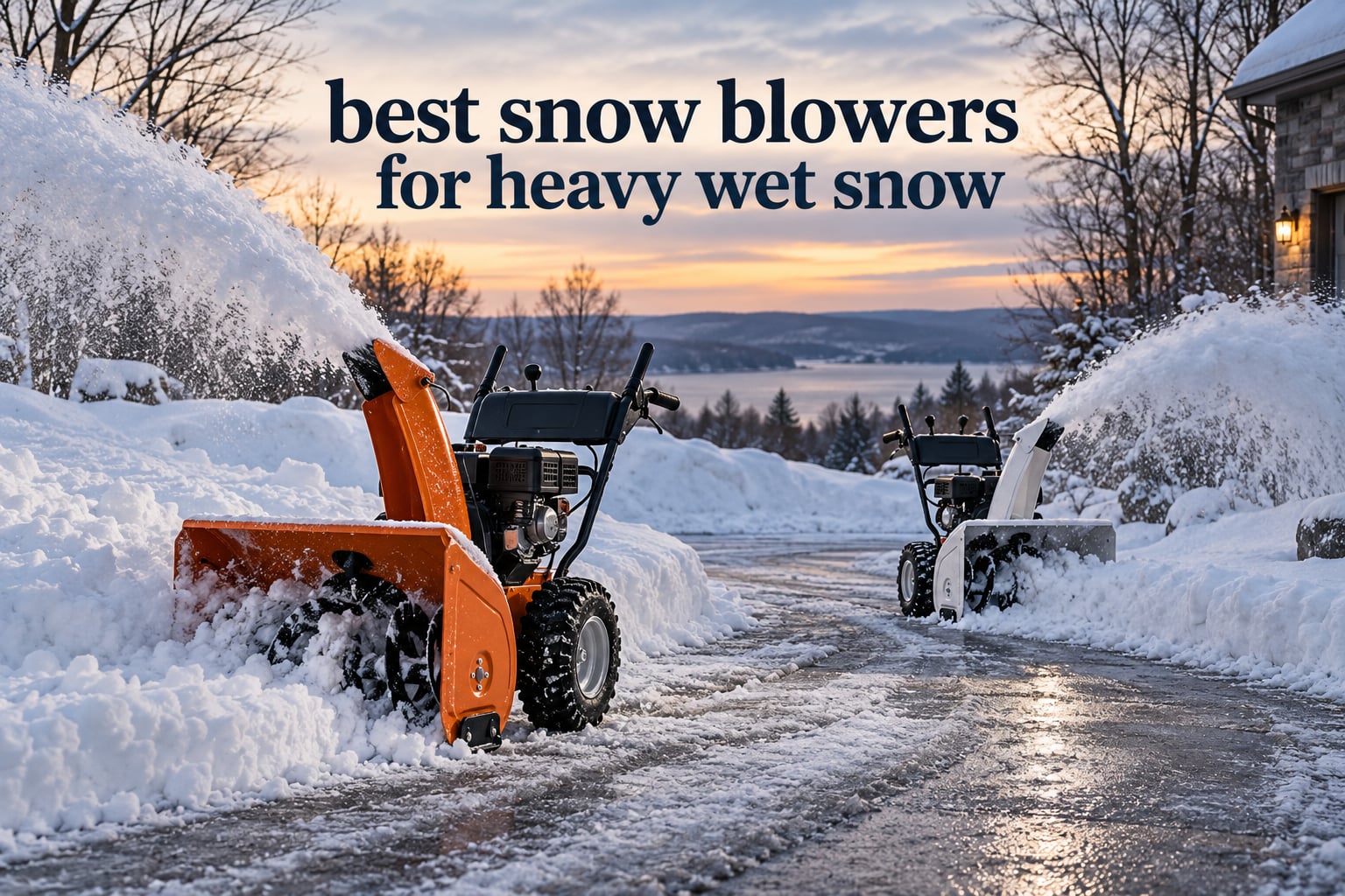 best snow blowers for heavy wet snow