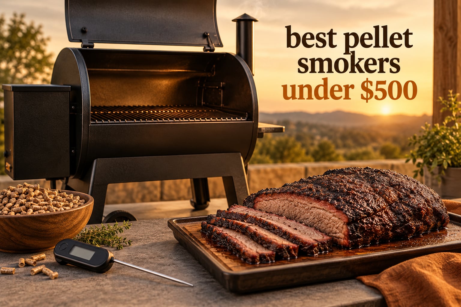 best pellet smokers under $500