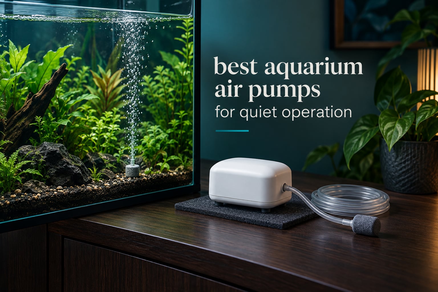 best aquarium air pumps for quiet operation
