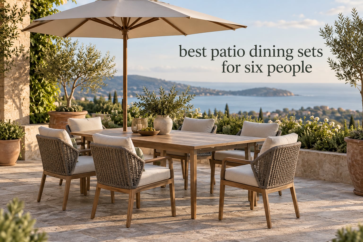 best patio dining sets for six people