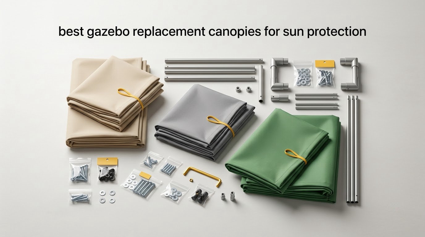 best gazebo replacement canopies for sun protection