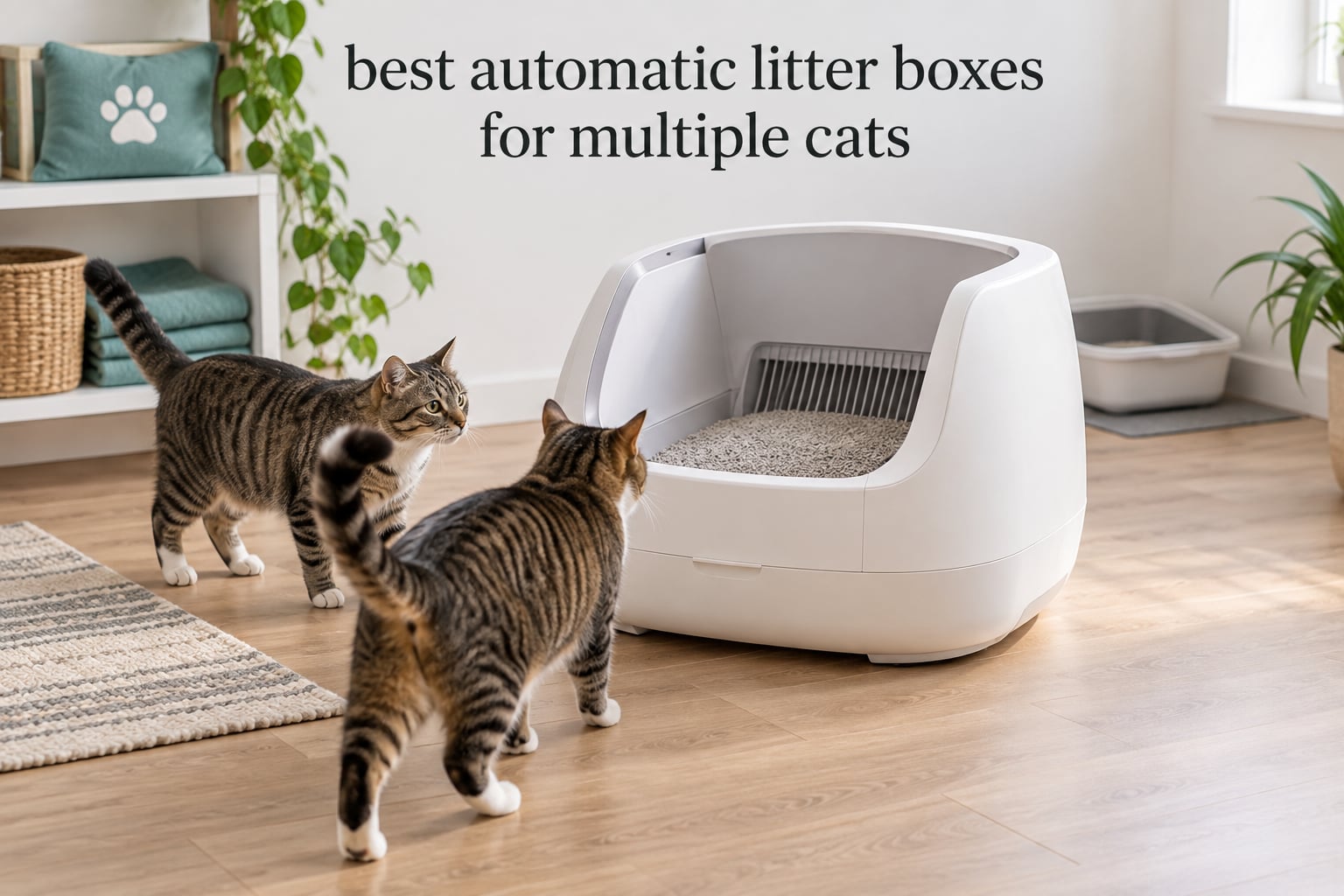 best automatic litter boxes for multiple cats