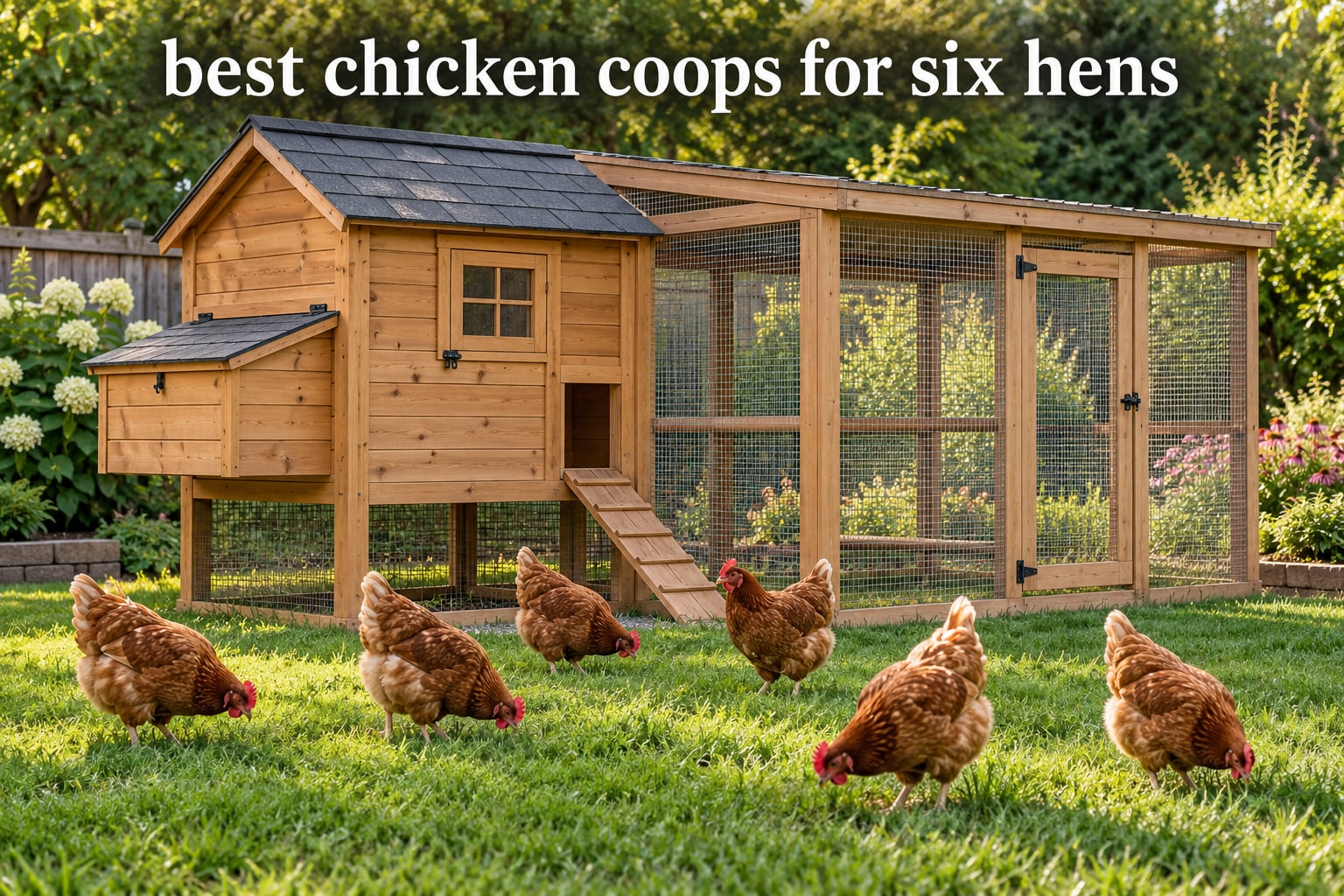 best chicken coops for six hens