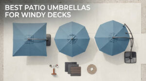 best patio umbrellas for windy decks