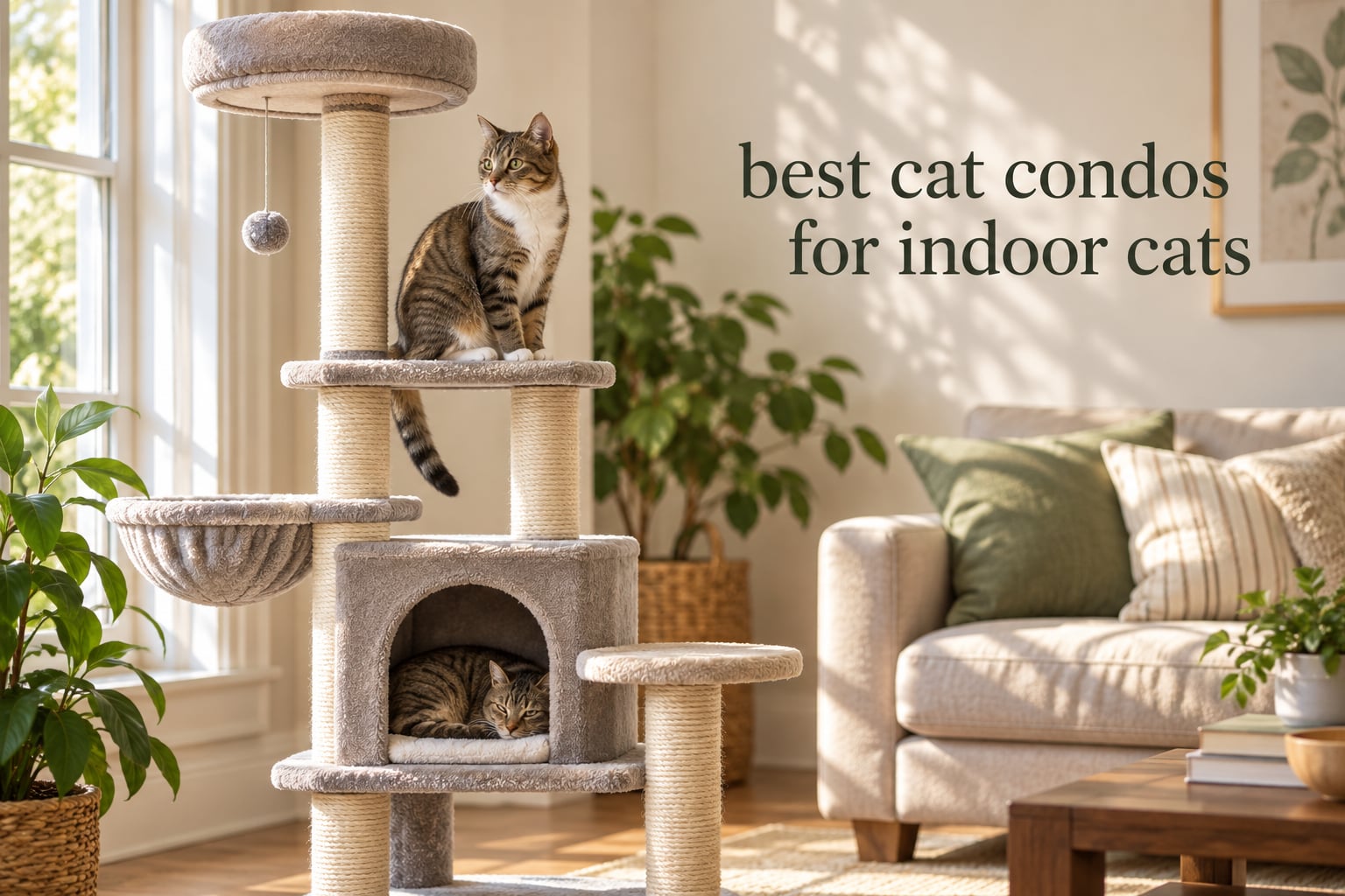 best cat condos for indoor cats