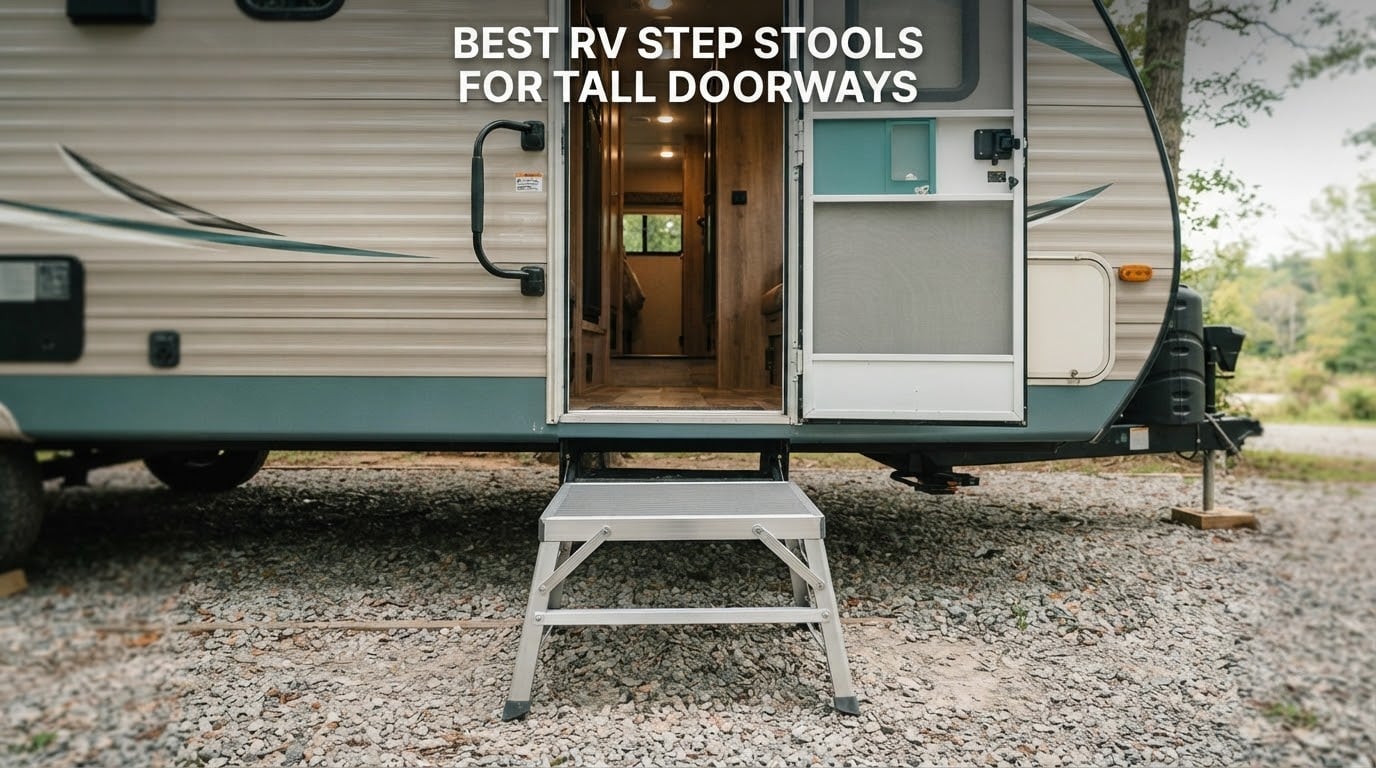 best rv step stools for tall doorways