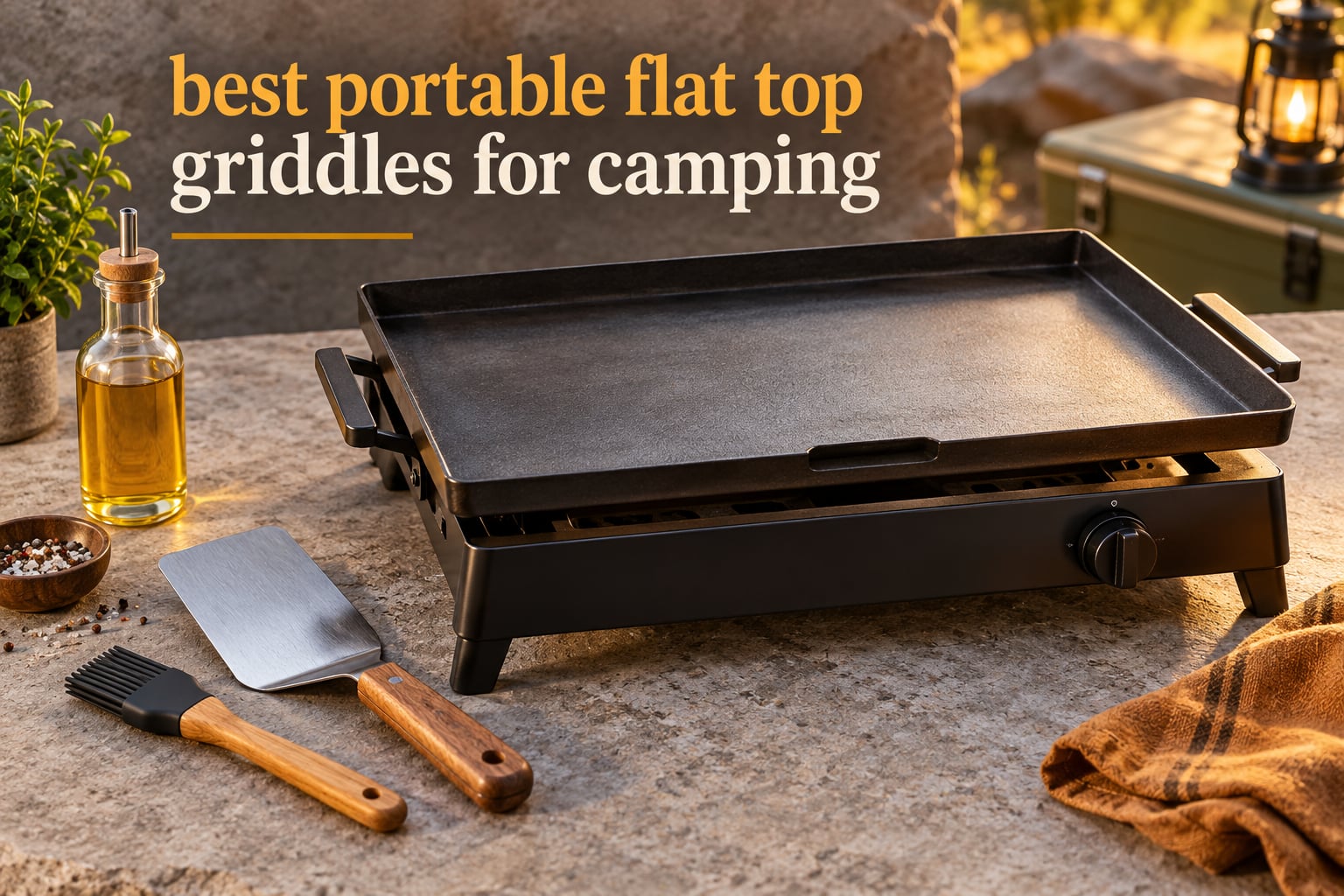 best portable flat top griddles for camping