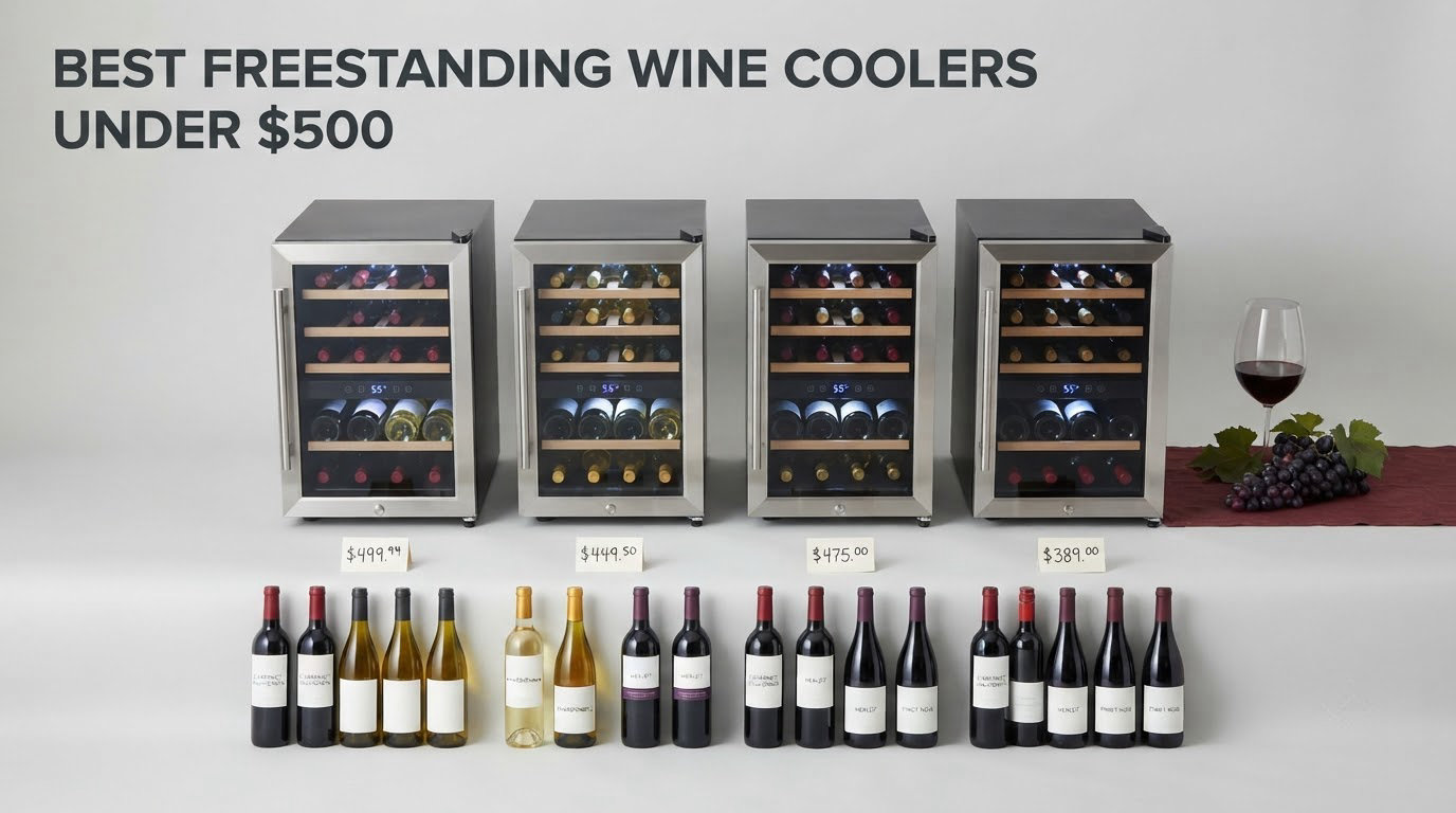 best freestanding wine coolers under $500