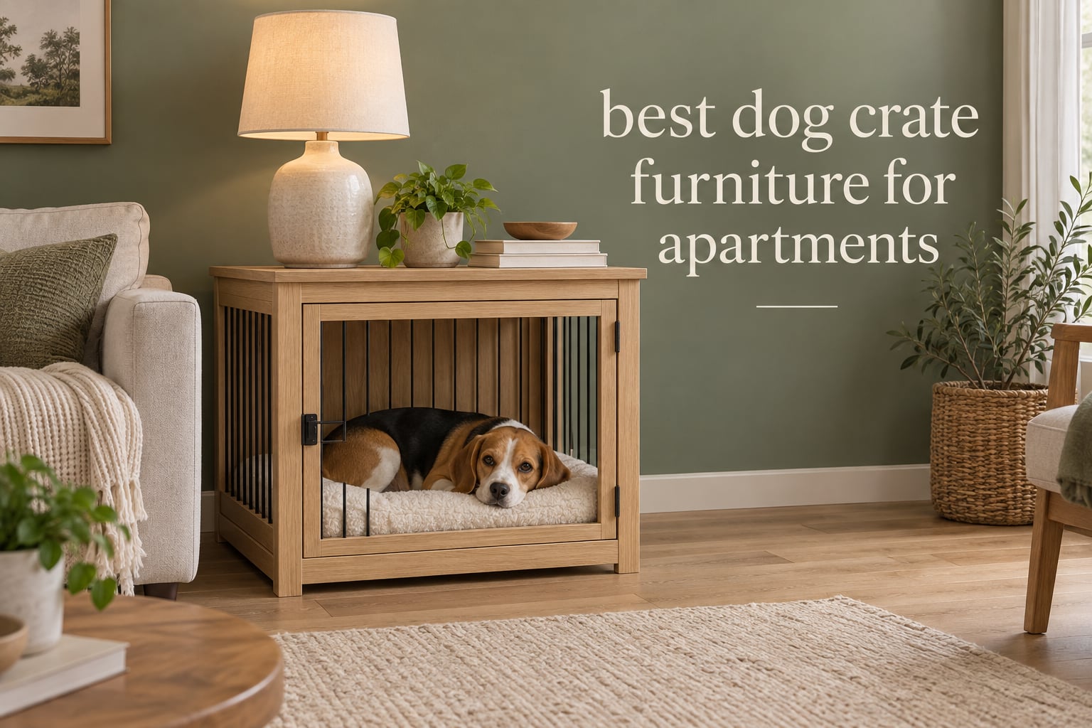 best dog crate furniture for apartments