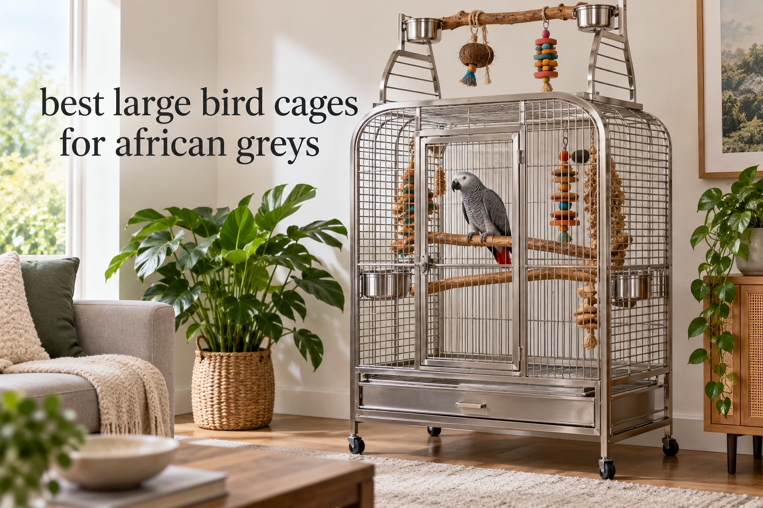 best large bird cages for african greys