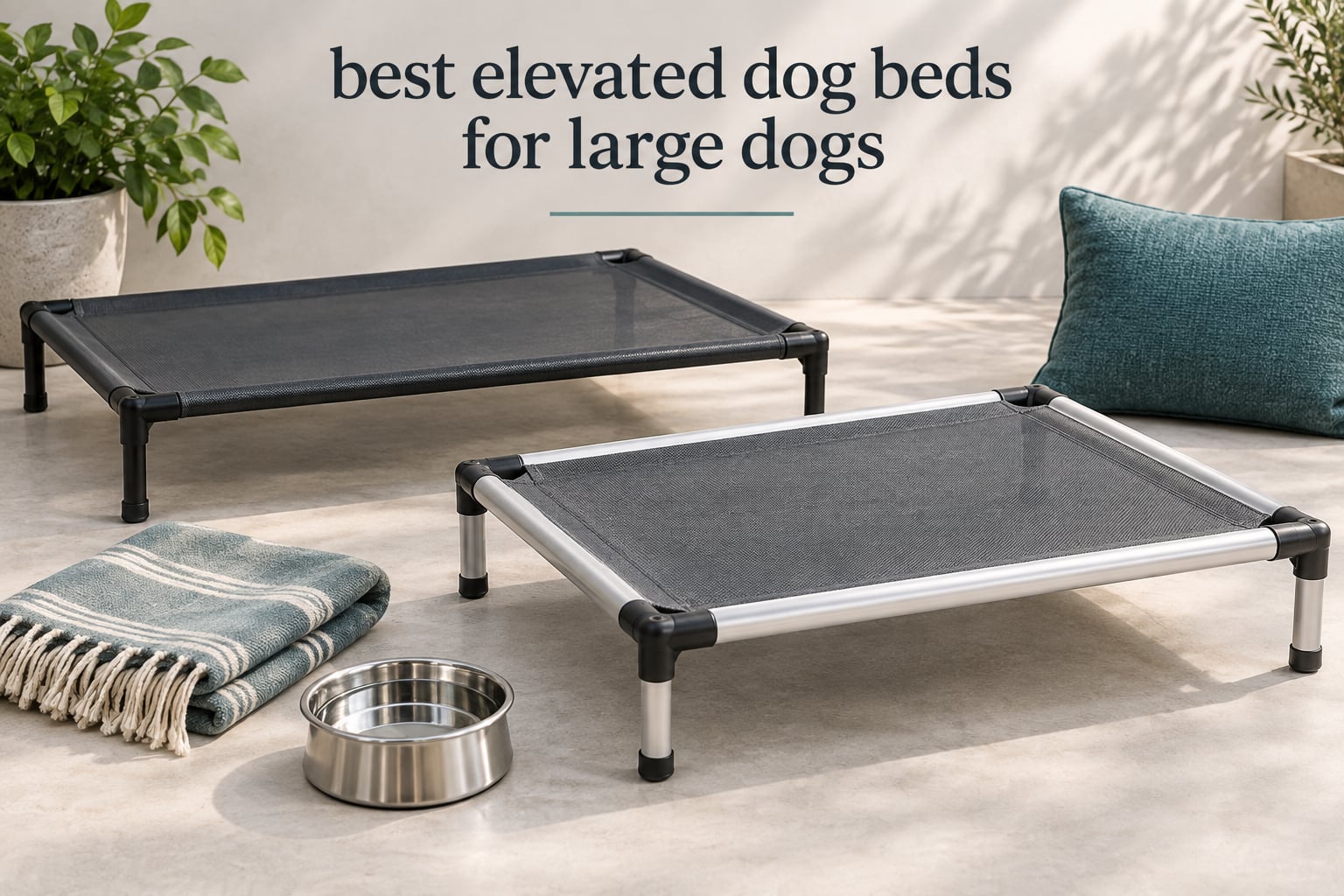 best elevated dog beds for large dogs