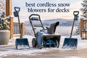 best cordless snow blowers for decks