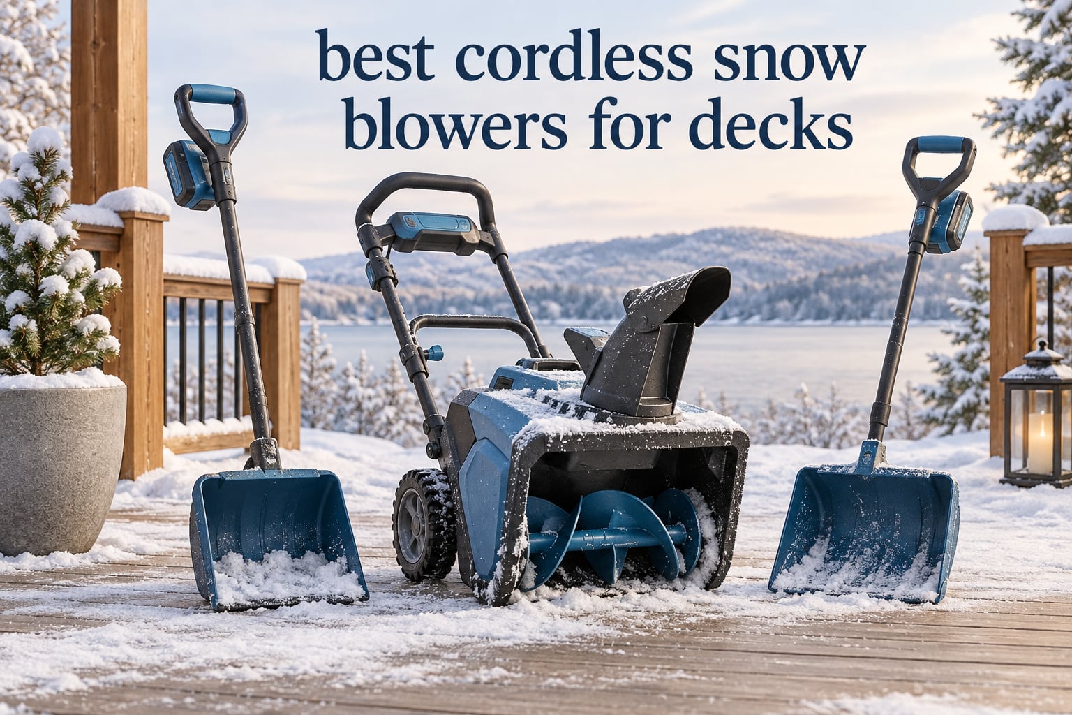 best cordless snow blowers for decks