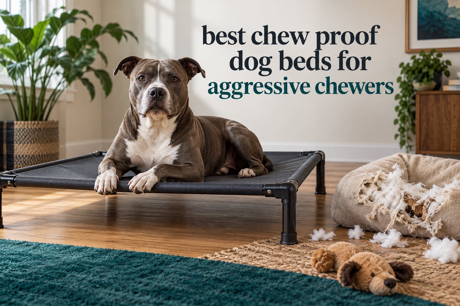 best chew proof dog beds for aggressive chewers
