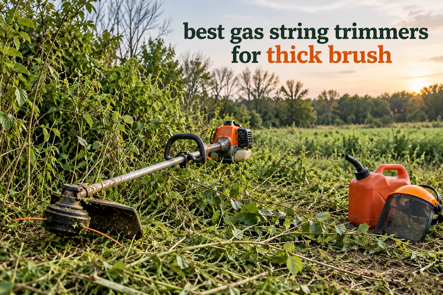best gas string trimmers for thick brush