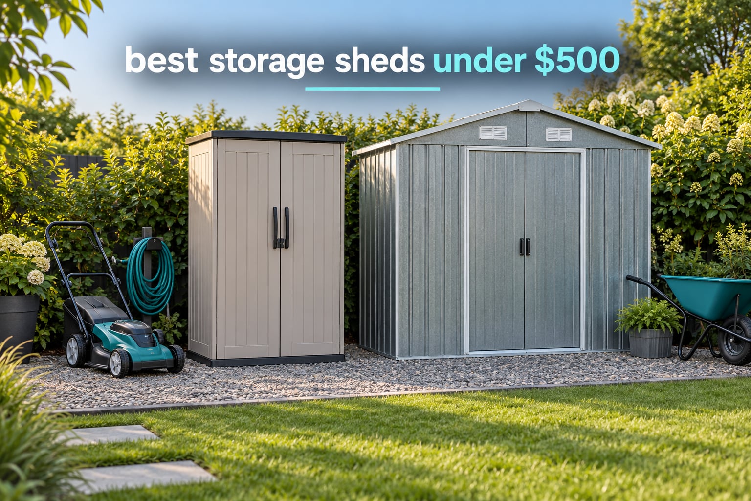 best storage sheds under $500