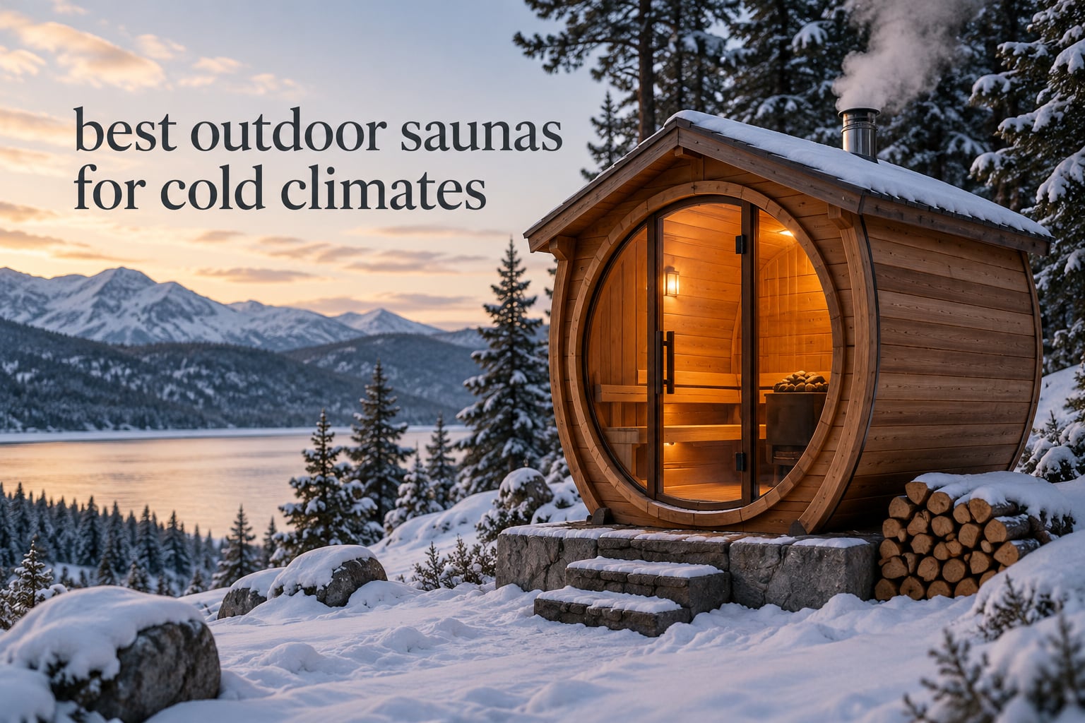 best outdoor saunas for cold climates