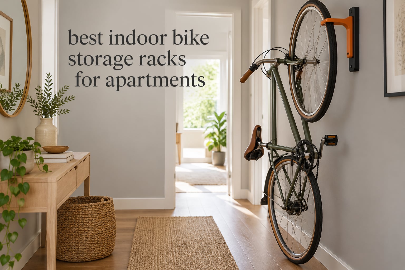best indoor bike storage racks for apartments