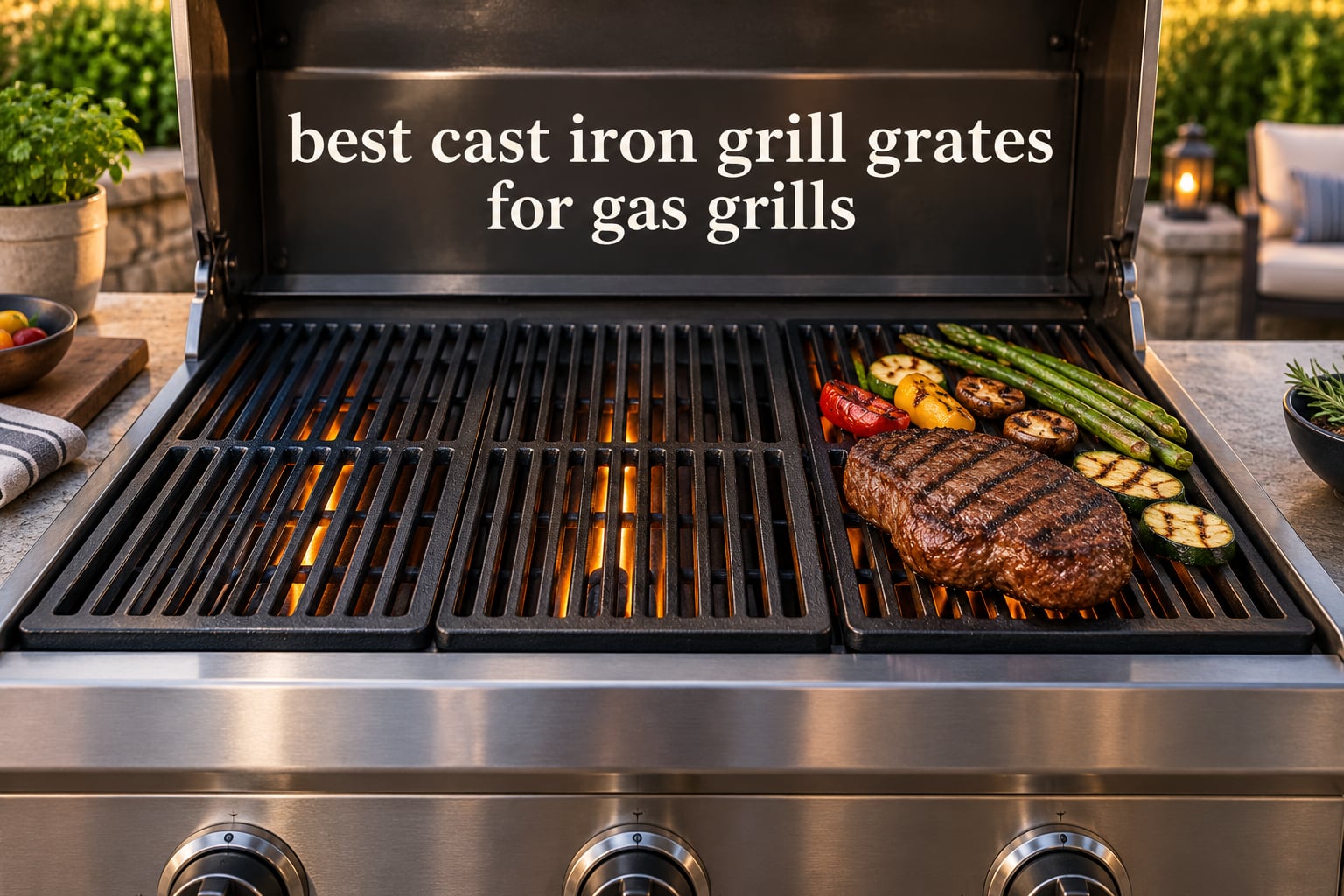 best cast iron grill grates for gas grills