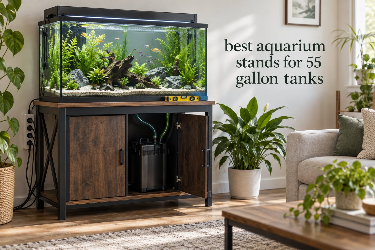 best aquarium stands for 55 gallon tanks