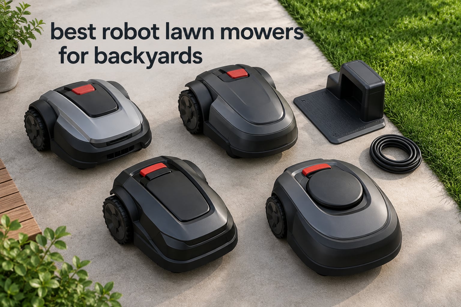 best robot lawn mowers for backyards