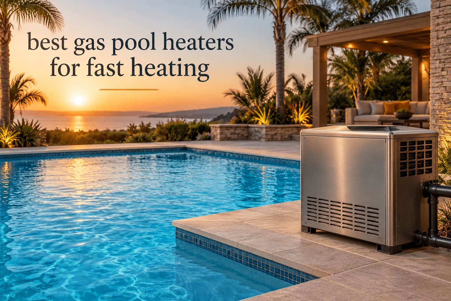 best gas pool heaters for fast heating