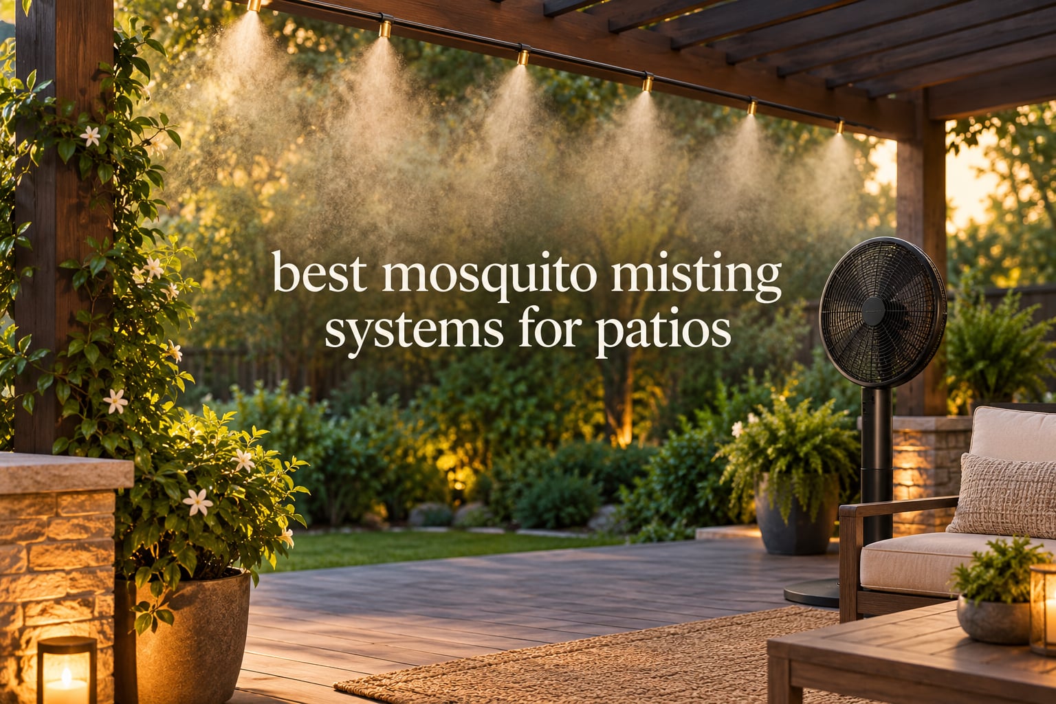 best mosquito misting systems for patios