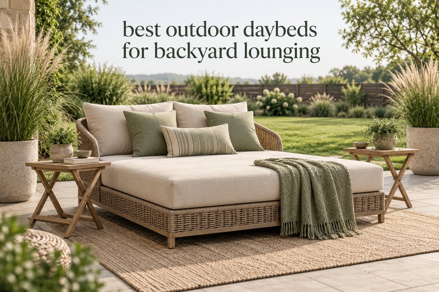 best outdoor daybeds for backyard lounging