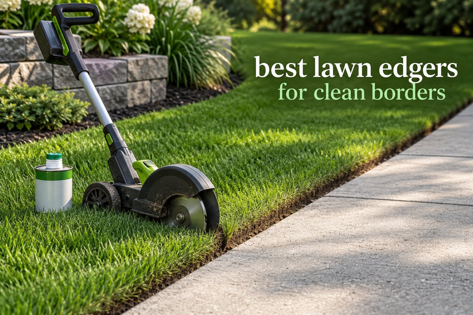 best lawn edgers for clean borders