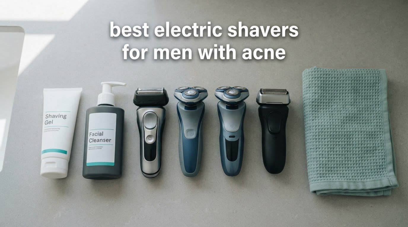 best electric shavers for men with acne