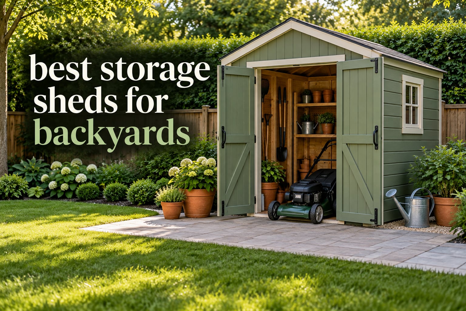 best storage sheds for backyards