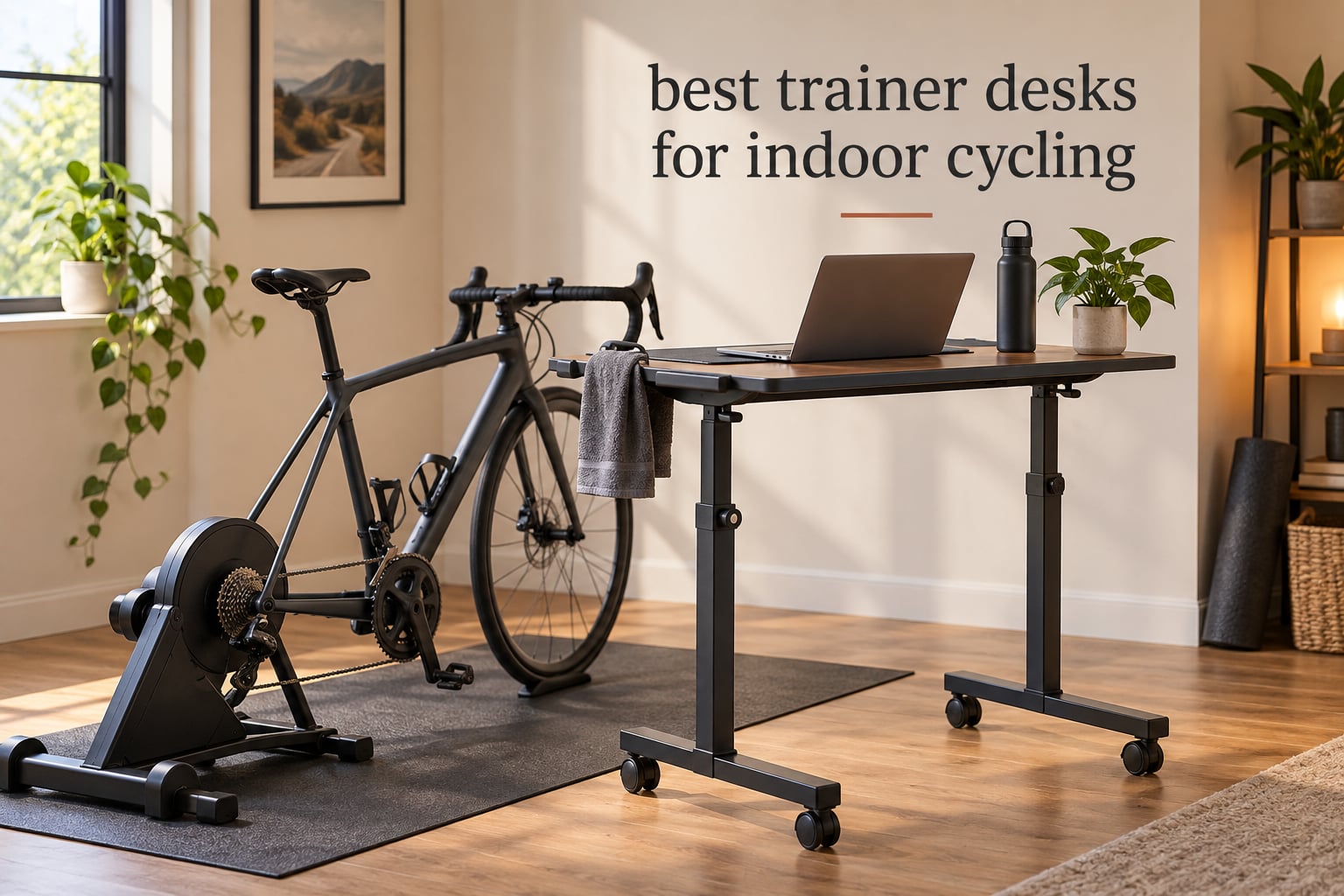 best trainer desks for indoor cycling