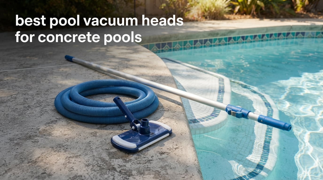 best pool vacuum heads for concrete pools
