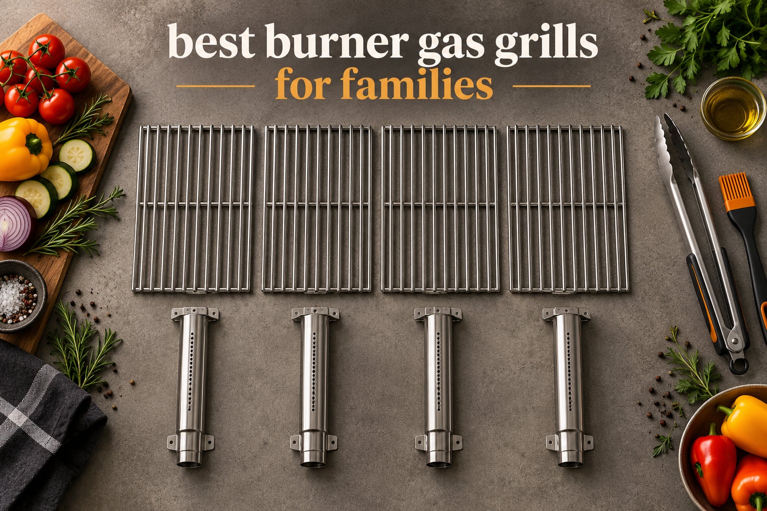 best 4 burner gas grills for families