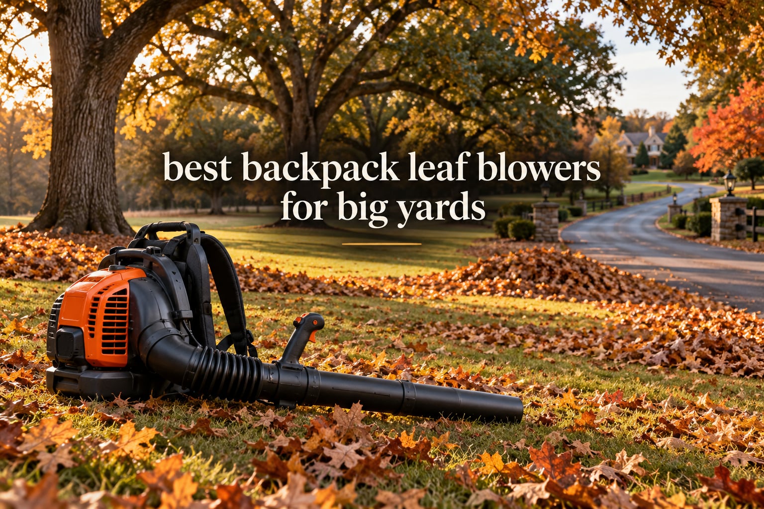 best backpack leaf blowers for big yards