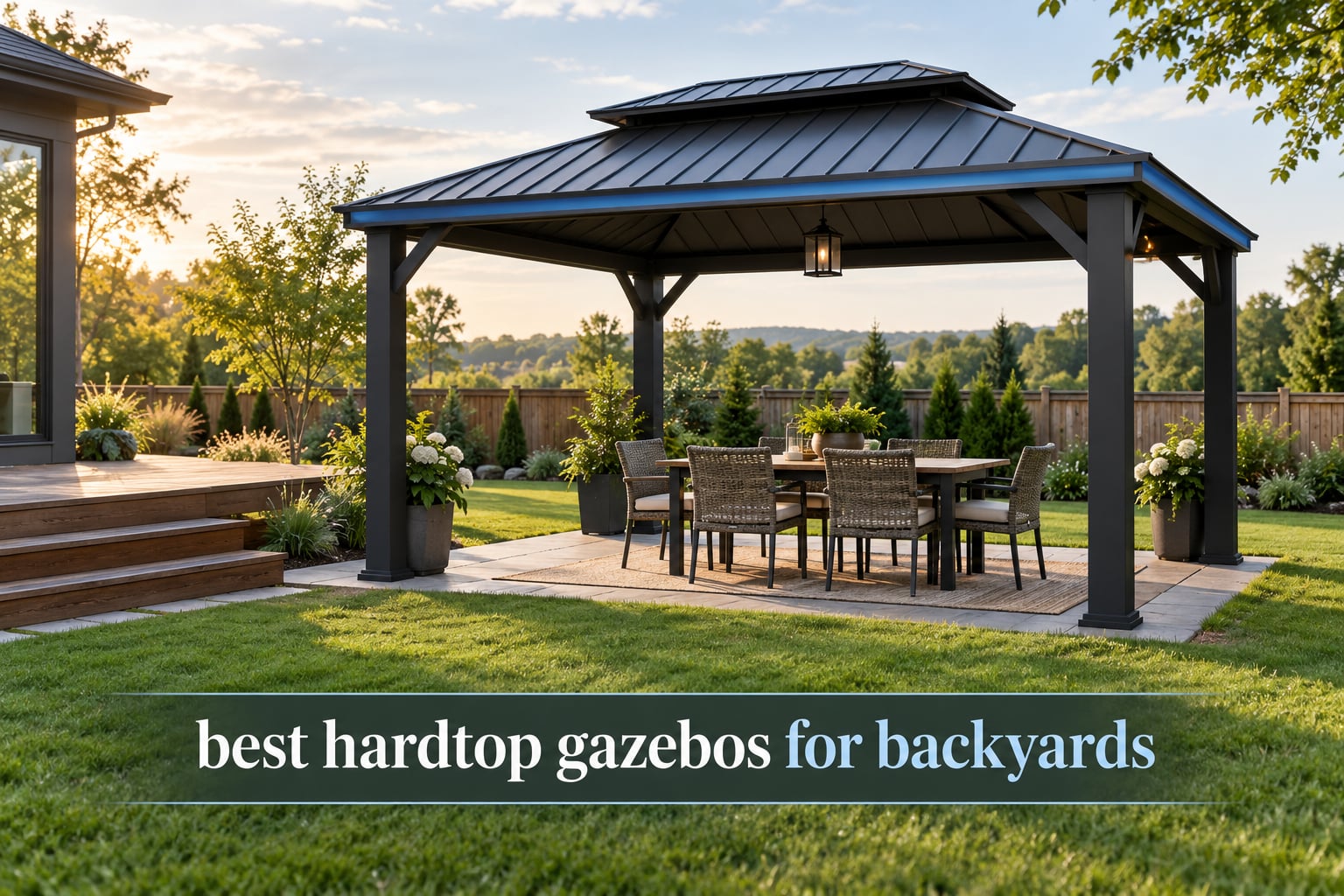 best hardtop gazebos for backyards