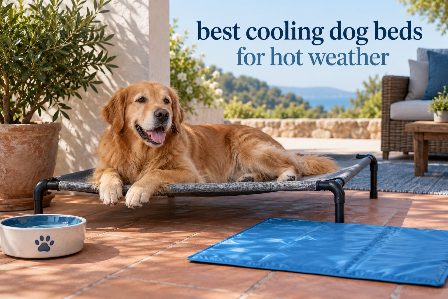 best cooling dog beds for hot weather