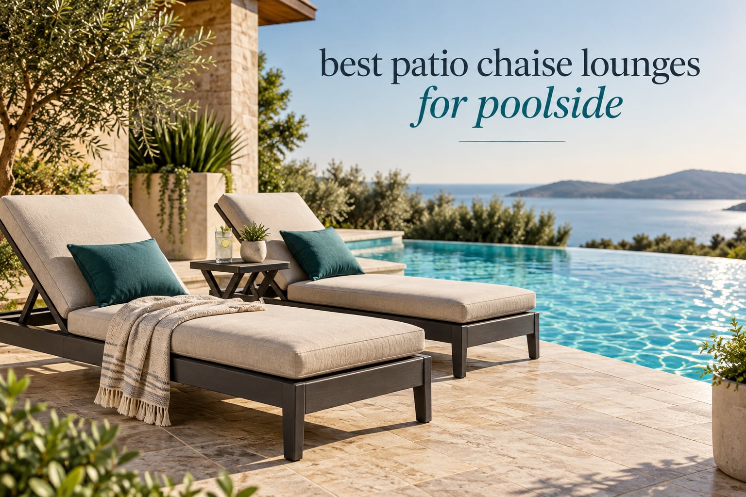 best patio chaise lounges for poolside