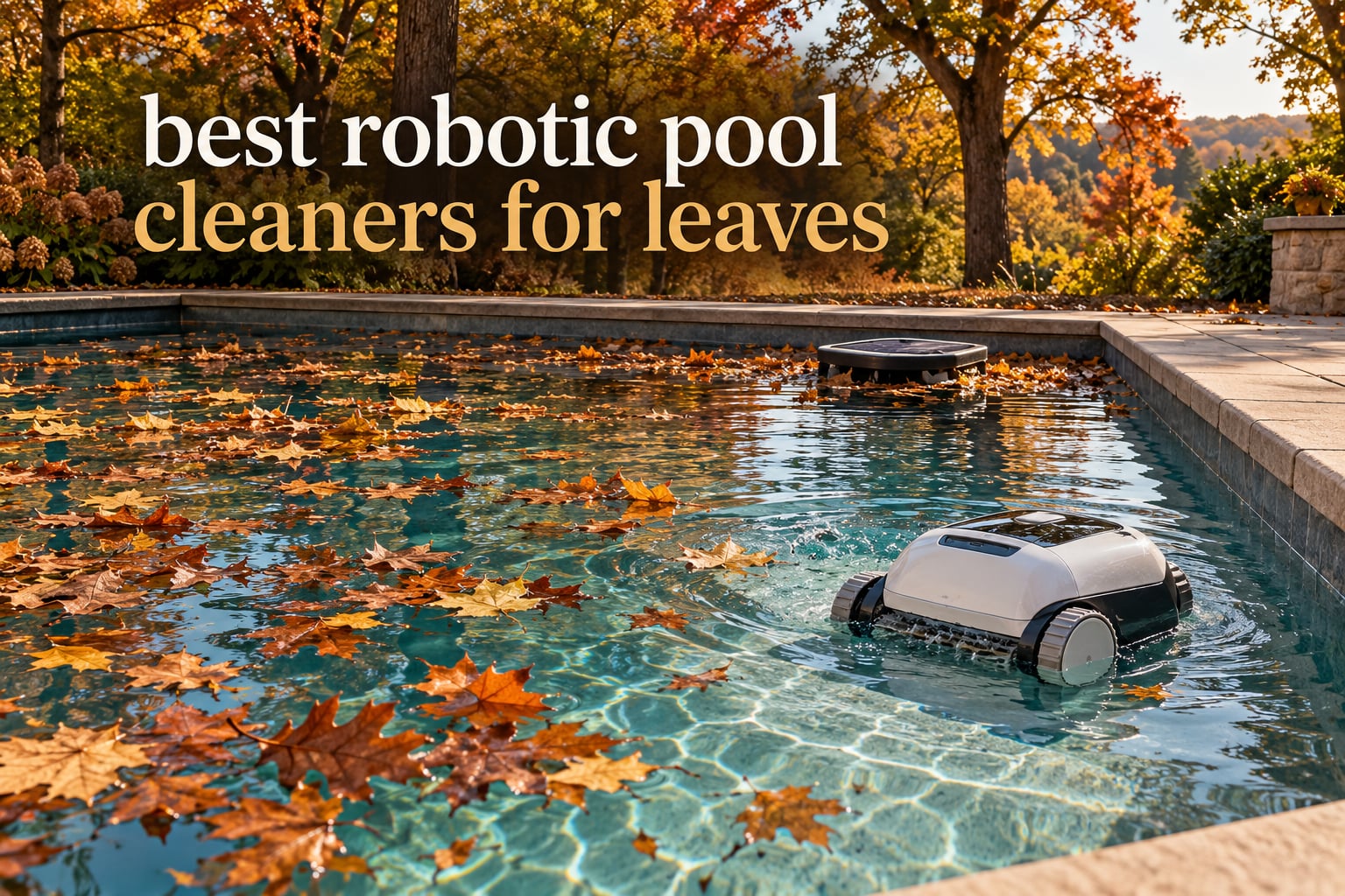 best robotic pool cleaners for leaves