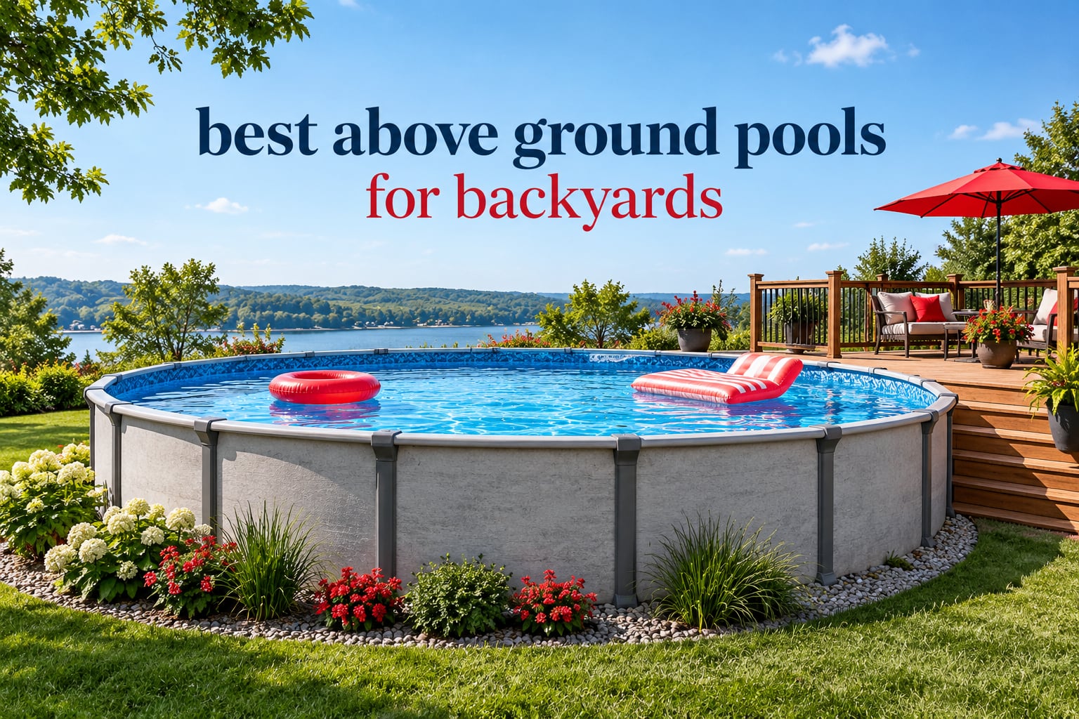 best above ground pools for backyards