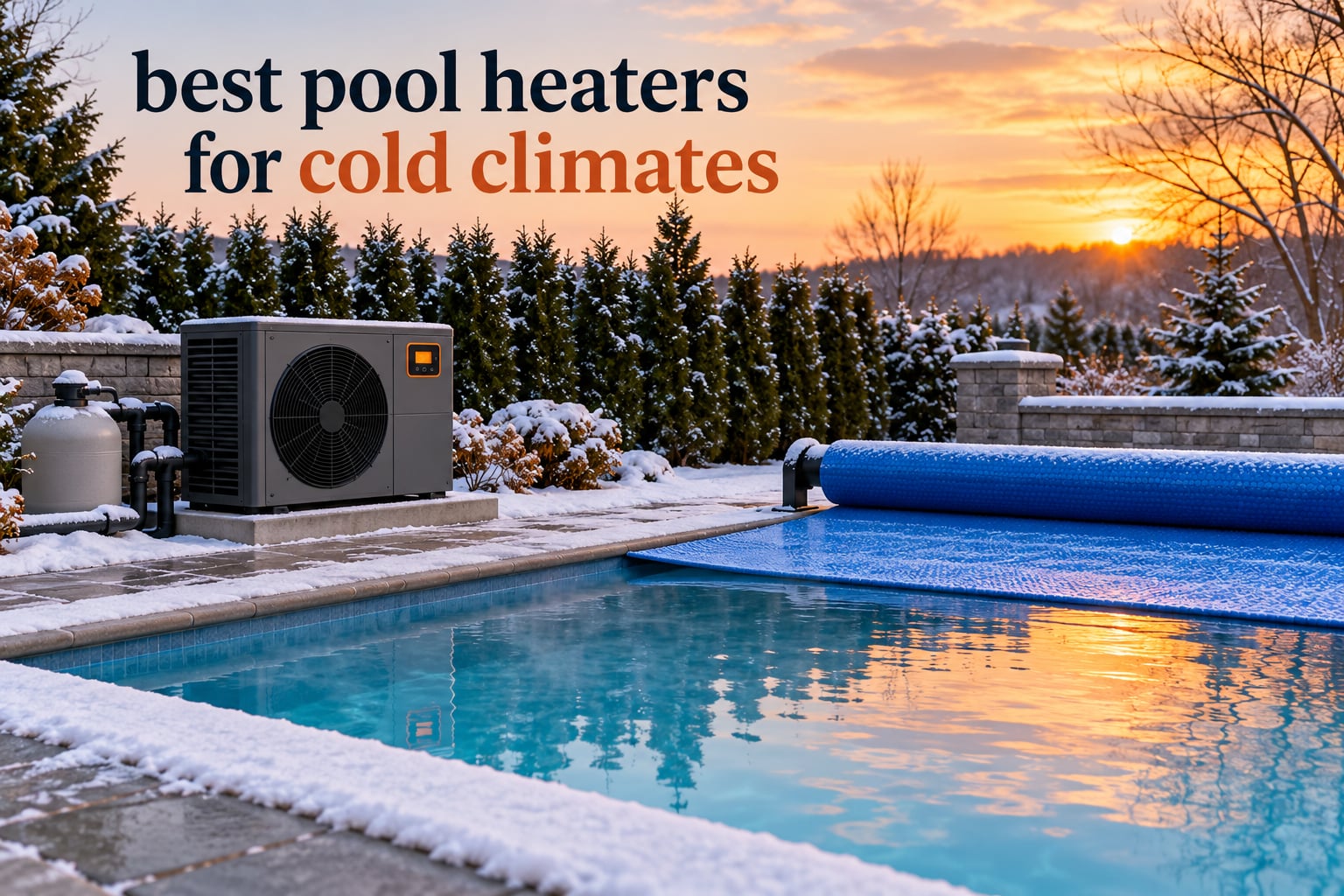 best pool heaters for cold climates
